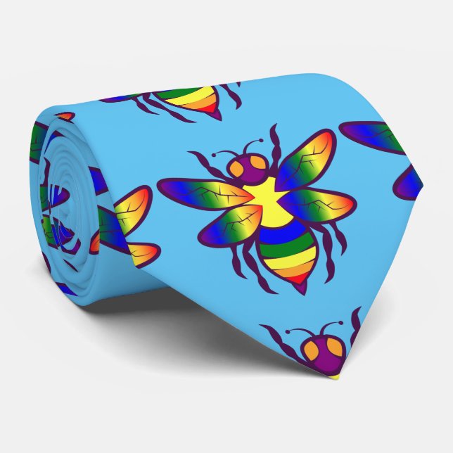 Corbata Rainbow Bee Thunder_Cove (Enrollado)