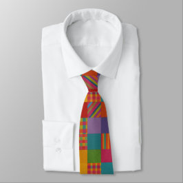Corbata Rainbow Patchwork Plaid