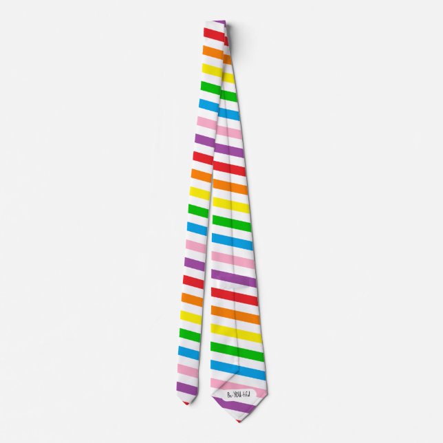 Corbata Rainbow Tie with Secret Message (Reverso)