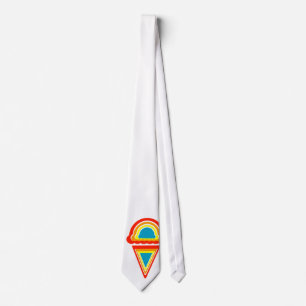 Corbata rainbowz retro de helados
