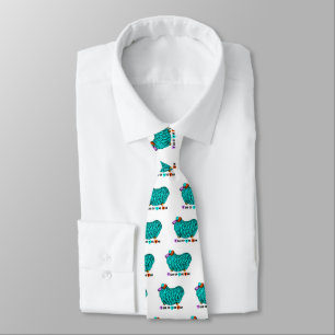 Corbata Ram Sheep Goat Lunar Year in Turquoise Tie