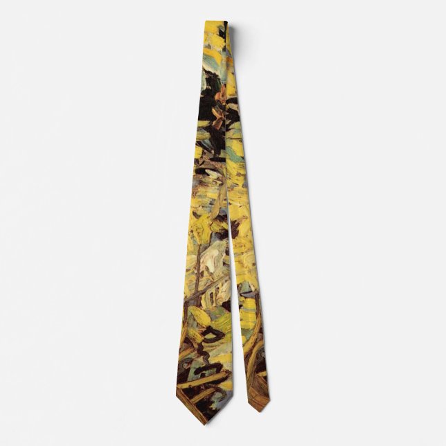 Corbata Ramas de acacia floreciendo de Vincent van Gogh (Anverso)