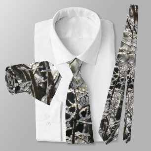 Corbata Ramas heladas Árbol de invierno Fotografía de invi