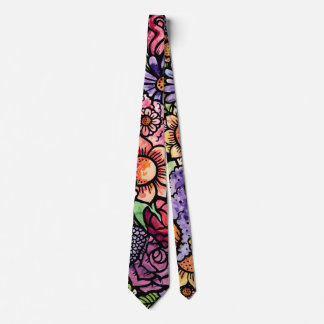 Corbata Ramo Floral Flor de Primavera