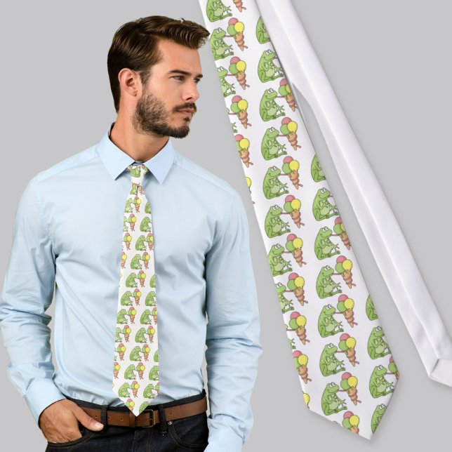 Corbata Rana con helado (Subido por el creador)