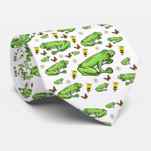 Corbata Ranas de diseñador para hombres