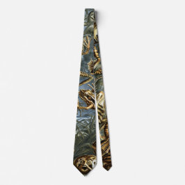 Corbata Ranas y sapos vintage Batrachia por Ernst Haeckel