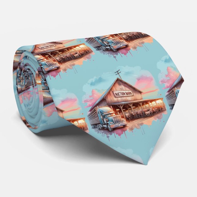 Corbata Rancho de Granja Occidental (Enrollado)