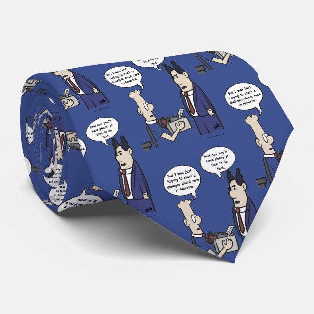 Corbata Rant Personalizado Blue Necktie (Enrollado)