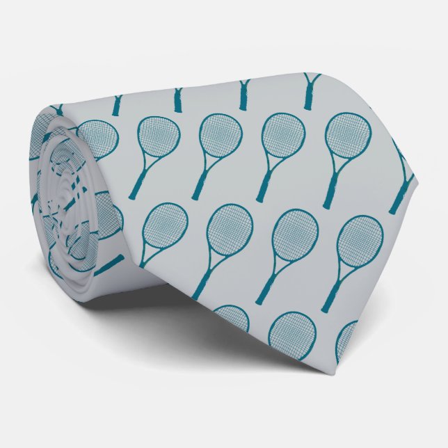 Corbata raquetas de tenis (Enrollado)