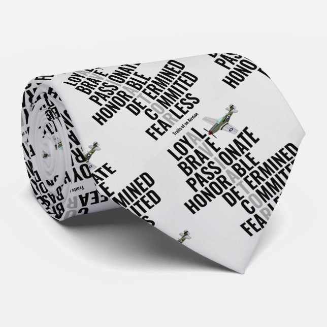 Corbata Rasgos de un Airman (Enrollado)