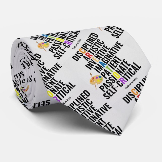 Corbata Rasgos de un artista (Enrollado)