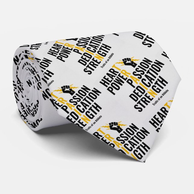 Corbata Rasgos de un atleta (Enrollado)