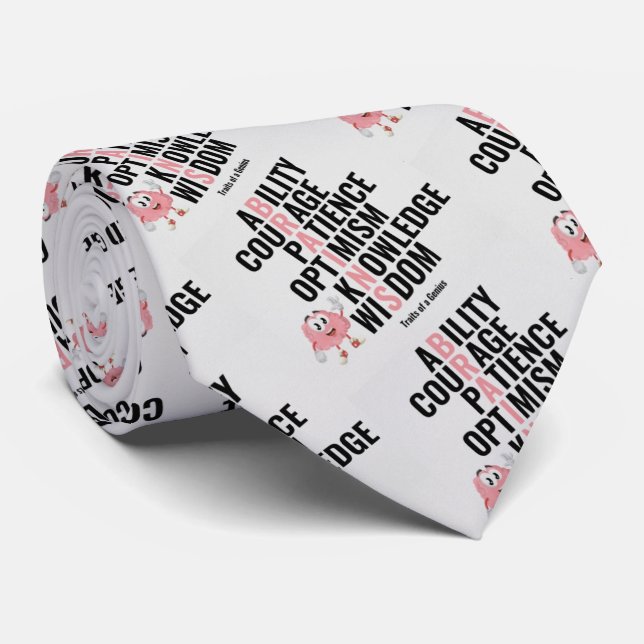 Corbata Rasgos de un genio (Enrollado)