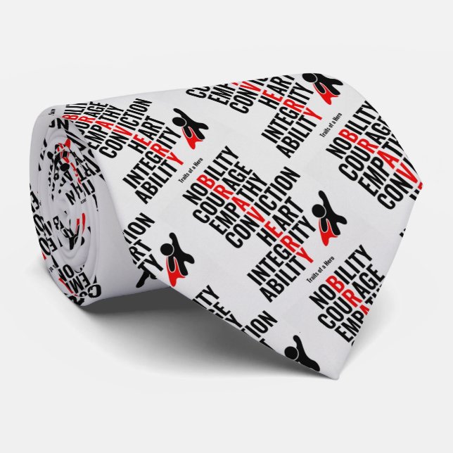 Corbata Rasgos de un héroe (Enrollado)
