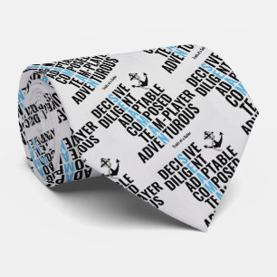Corbata Rasgos de un marinero