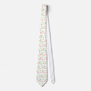 Corbata Rasta Polka puntos en blanco