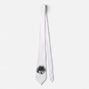 Corbata Ratón negro para gatos y computadoras