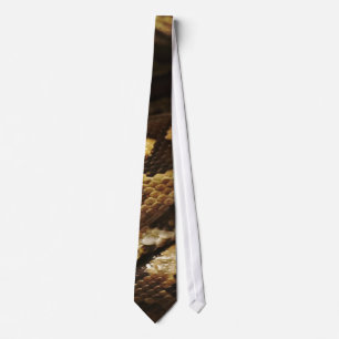 Corbata Rattlesnake Reptile Snake Skine Wildlife Nece Tie