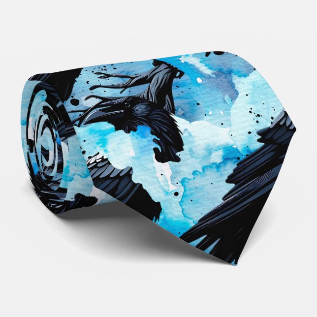 Corbata Raven Neck Tie (Enrollado)