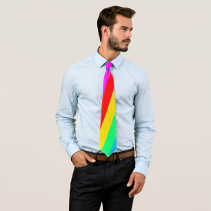Corbata Raya del arco iris