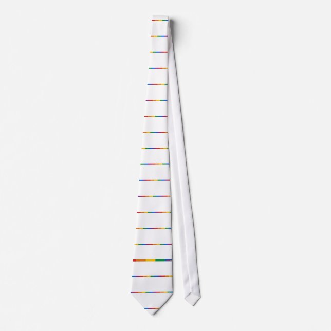 Corbata Raya del orgullo gay (Anverso)
