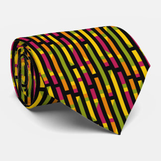 Corbata Rayas abstractas 170615 (1) - Con negro