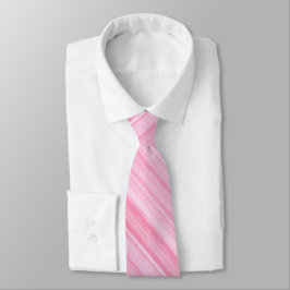 Corbata Rayas agudas en rosa Bubblegum