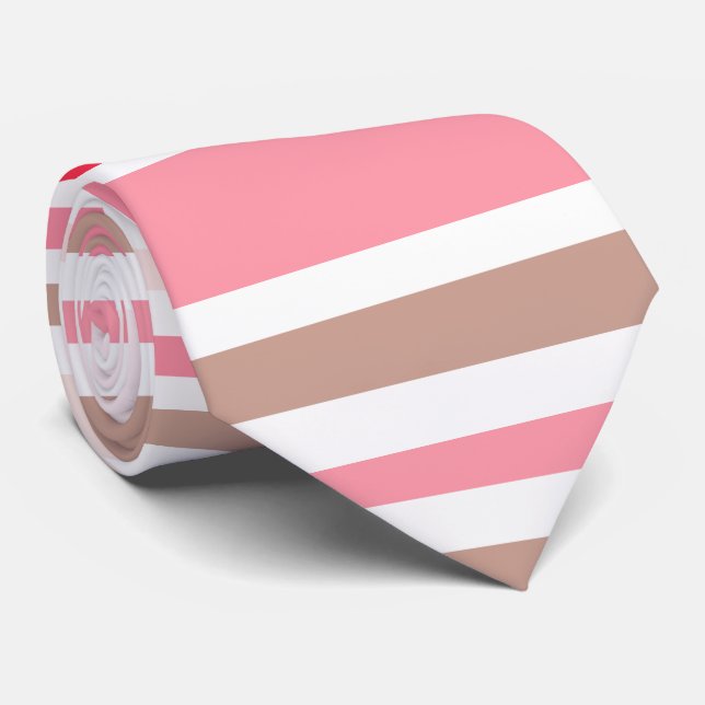 Corbata Rayas ajustables de PixDezines (Enrollado)