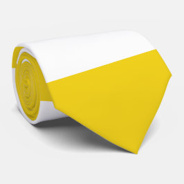 Corbata Rayas amarillas, franjas blancas, patrón rayado