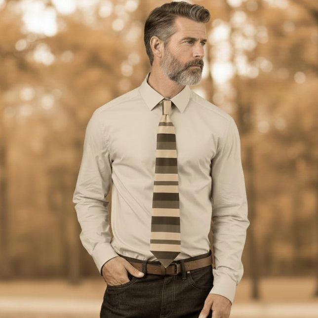 Corbata rayas audaces - tonos sepia (Subido por el creador)