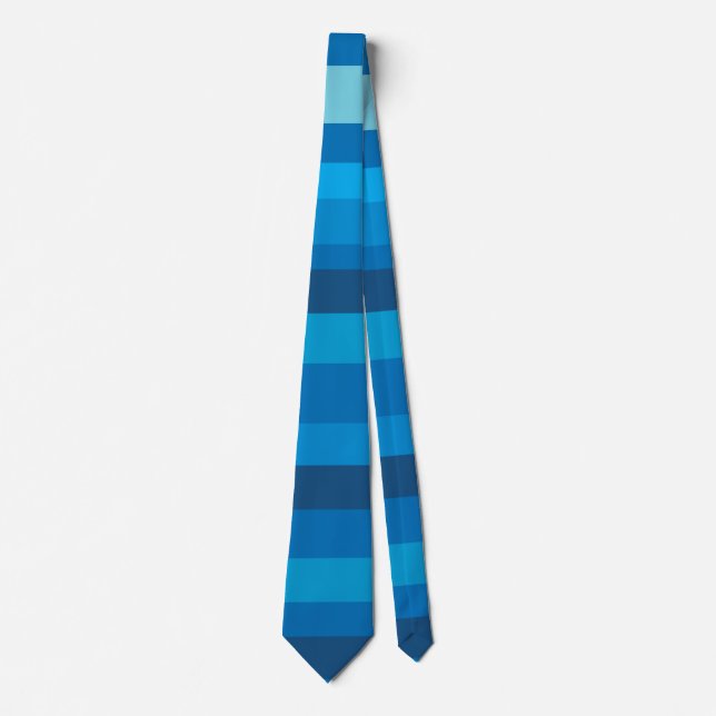 Corbata Rayas azules Tie Necesario (Anverso)