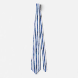 Corbata Rayas Blancas Azules