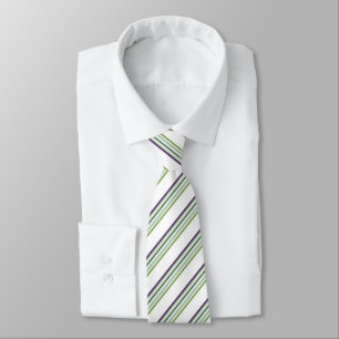 Corbata Rayas blancas modernas lindas
