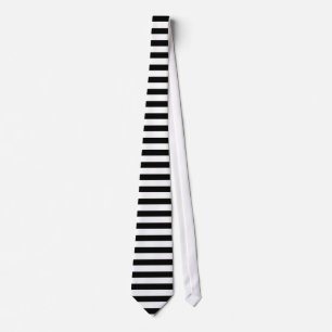 Corbata Rayas blancos y negros