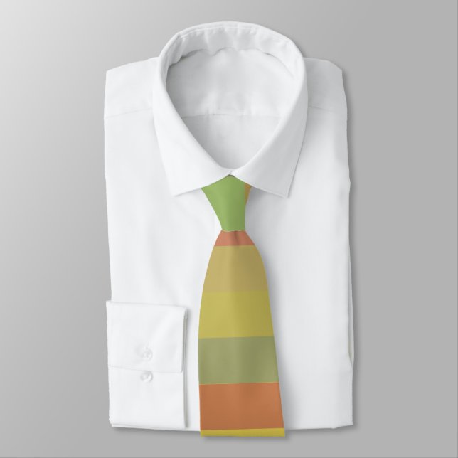 Corbata Rayas Coloridas de Verano  (Atado)