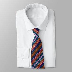 Corbata Rayas coloridas retro lindas