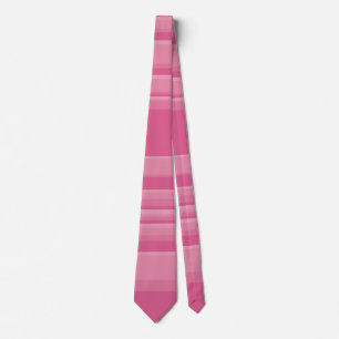 Corbata Rayas complejas en rosa
