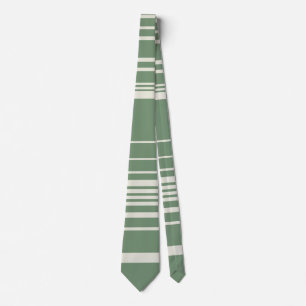 Corbata Rayas complejas en verde