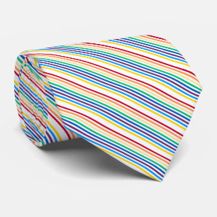 Corbata Rayas de Arcoíris