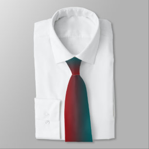 Corbata Rayas de arcoíris rojas y turquesa del suroeste