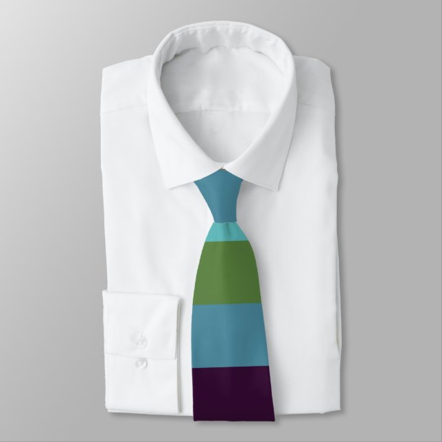 Corbata Rayas de armonía costera (Atado)