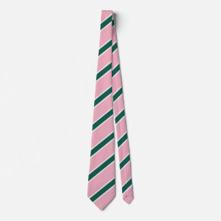 Corbata Rayas de Caramelo Rosadas y Verdes