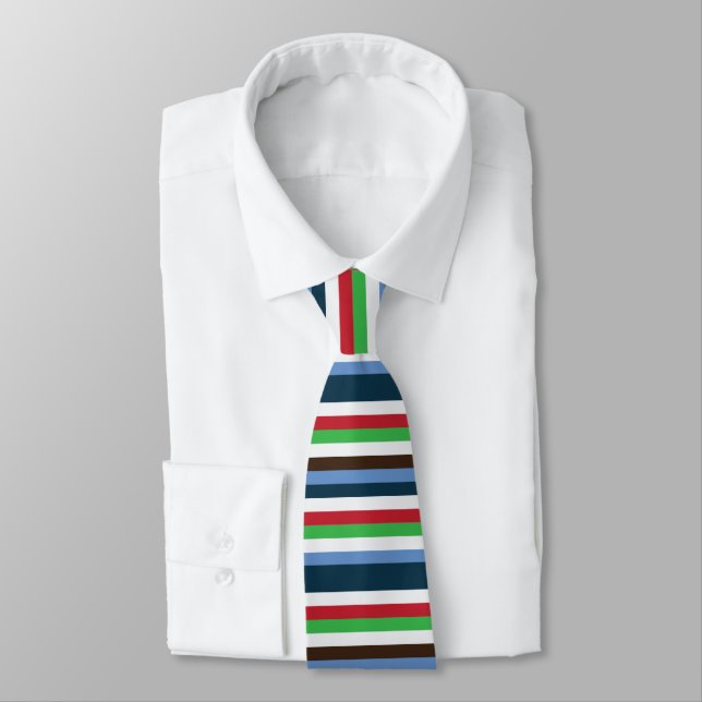 Corbata Rayas de colores (Atado)