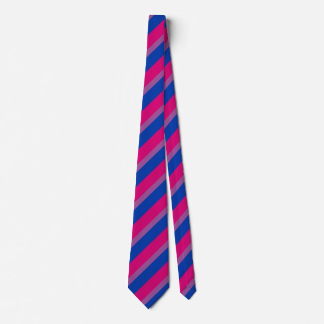 Corbata Rayas de la bandera bisexual (Anverso)