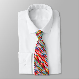 Corbata Rayas decorativas de colores finos