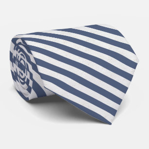Corbata Rayas diagonales azules y grises claros