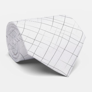 Corbata Rayas diagonales difusas | Blanco