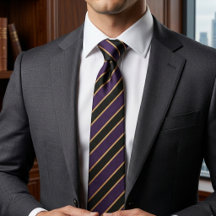 Rayas diagonales púrpura y dorado