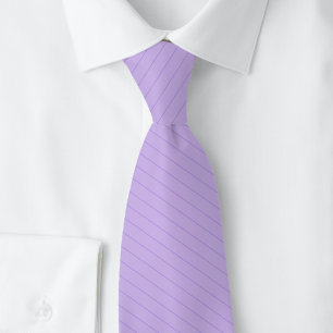 Corbata Rayas finas de lavanda